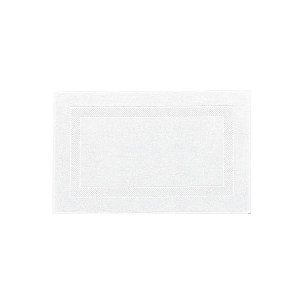 Eponge Unie - Tapis De Bain - Blanc
