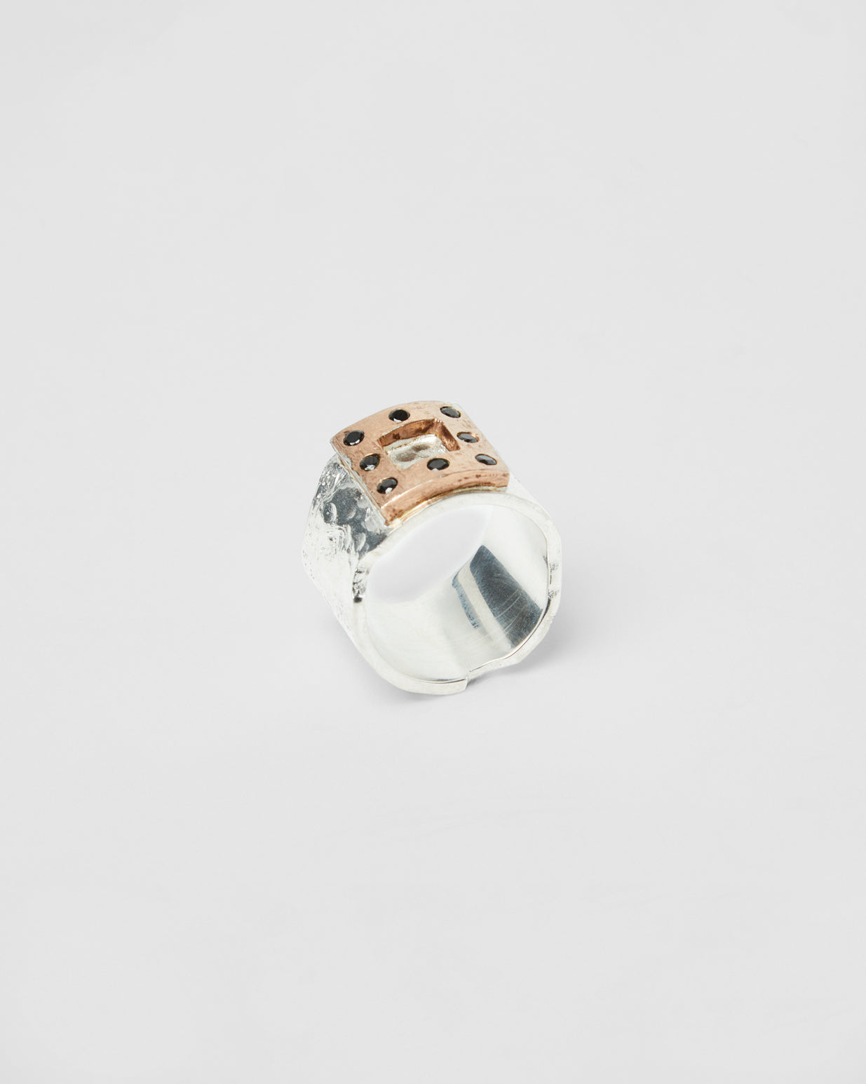 Bague Target - Mix Silver Pink