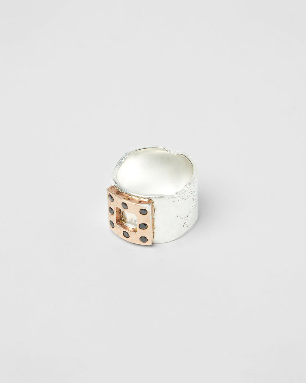 Bague Target - Mix Silver Pink