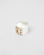 Bague Target - Mix Silver Pink