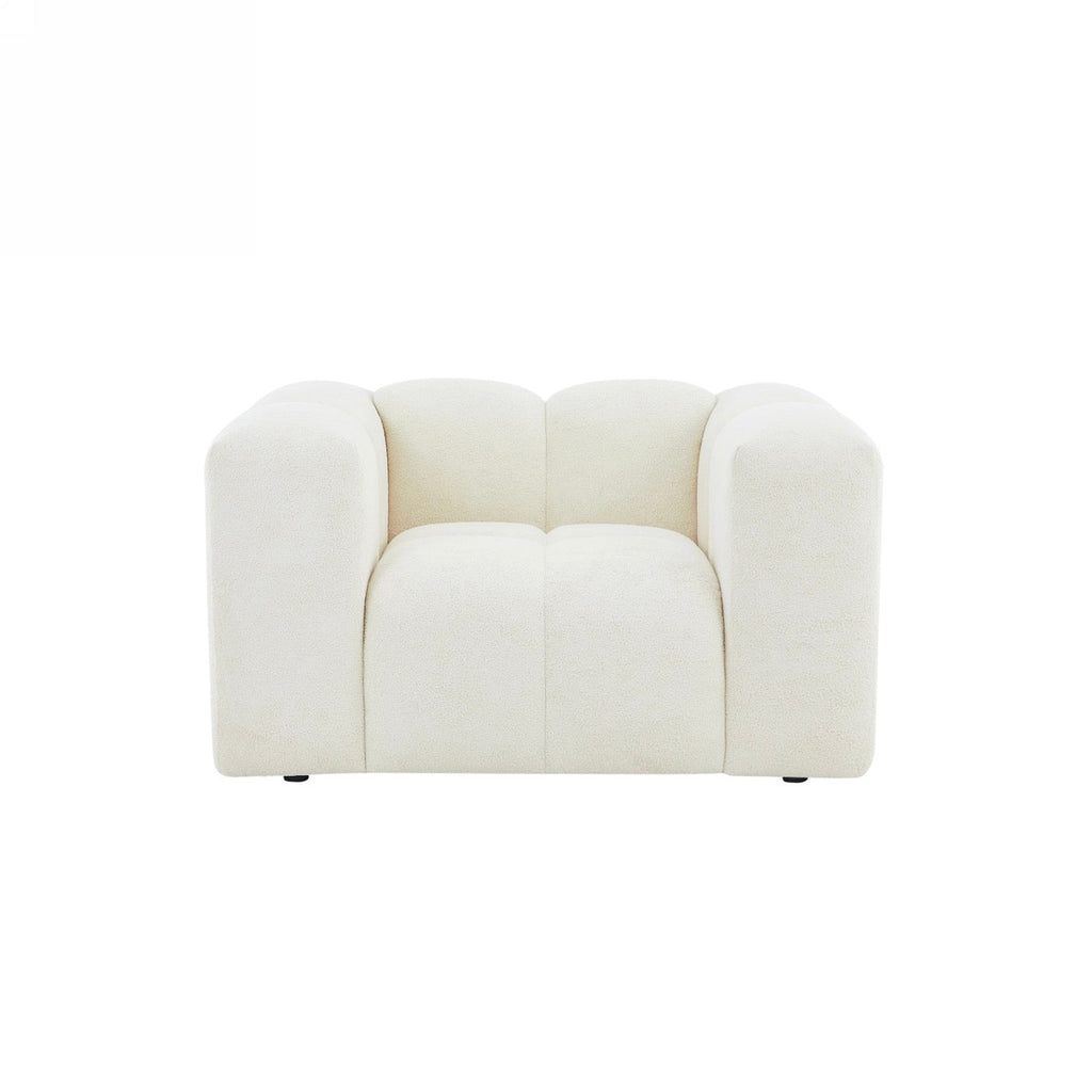 Tasta - Fauteuil Fixe 1 Place - Tissu Beige