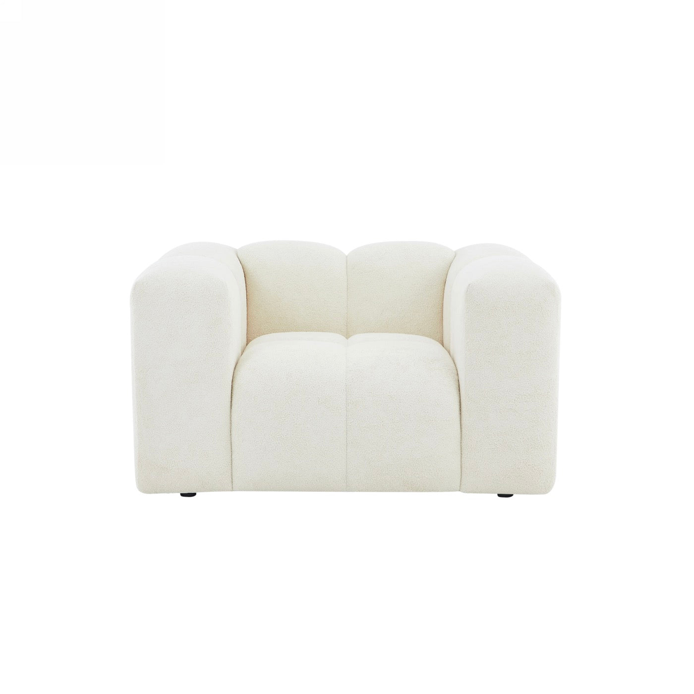 Tasta - Fauteuil Fixe 1 Place - Tissu Beige