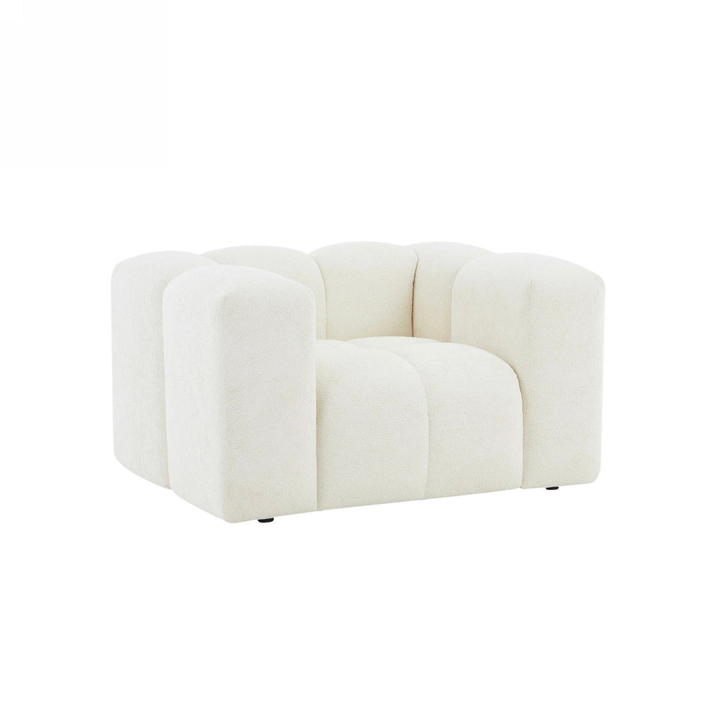 Tasta - Fauteuil Fixe 1 Place - Tissu Beige