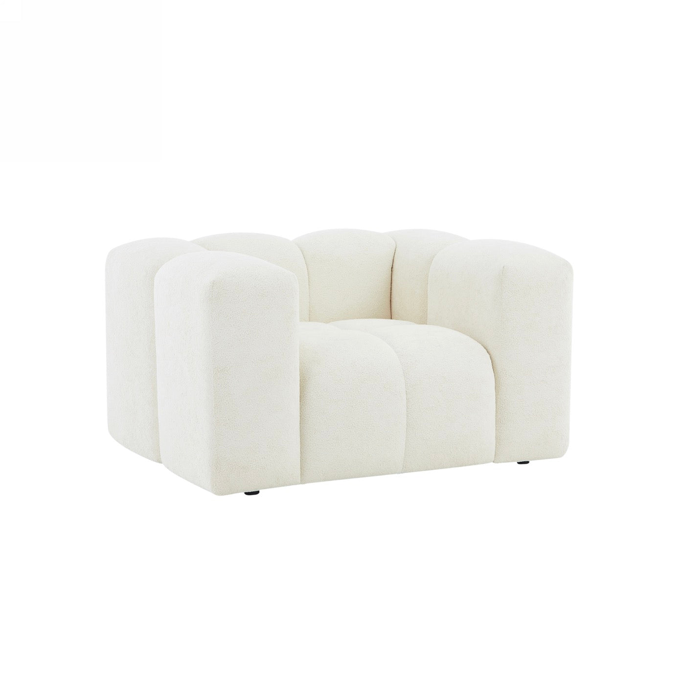 Tasta - Fauteuil Fixe 1 Place - Tissu Beige
