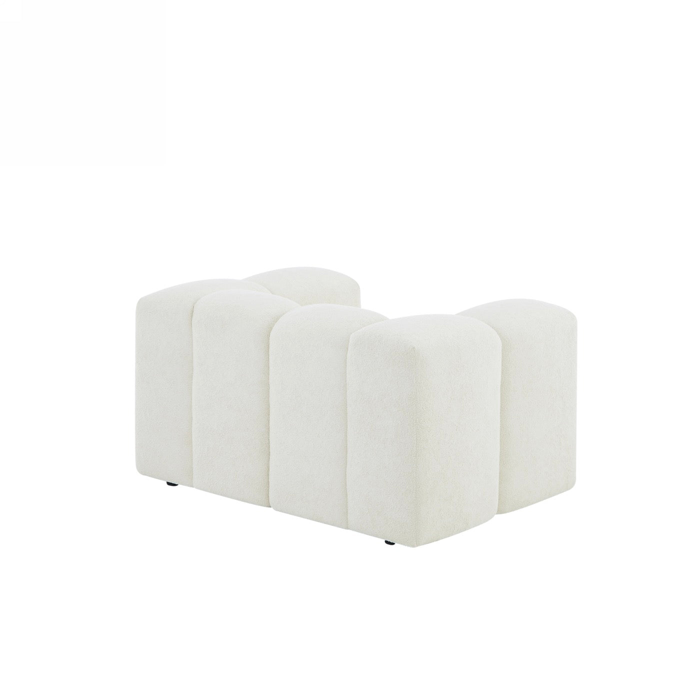 Tasta - Fauteuil Fixe 1 Place - Tissu Beige
