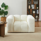 Tasta - Fauteuil Fixe 1 Place - Tissu Beige