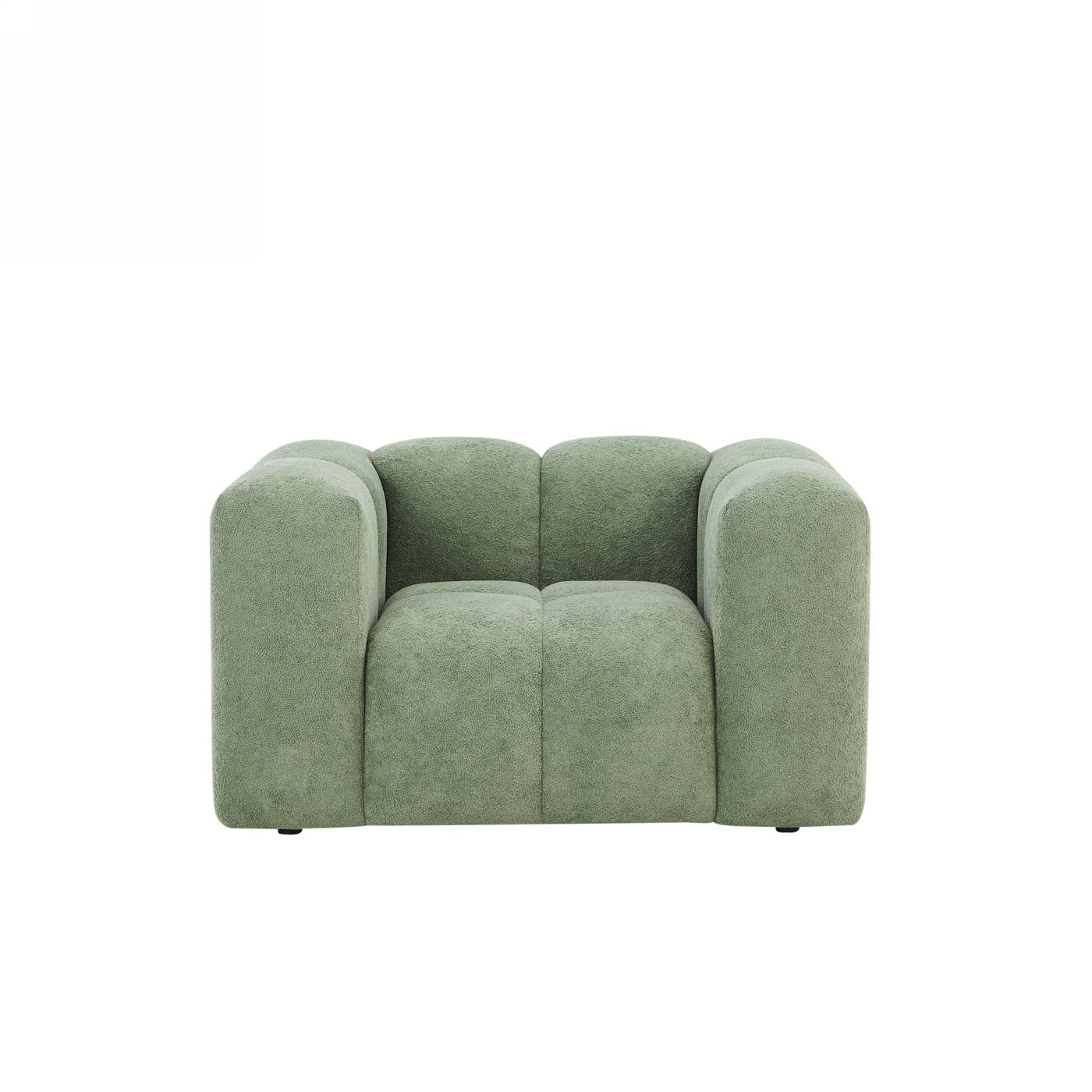 Tasta - Fauteuil Fixe 1 Place - Tissu Vert