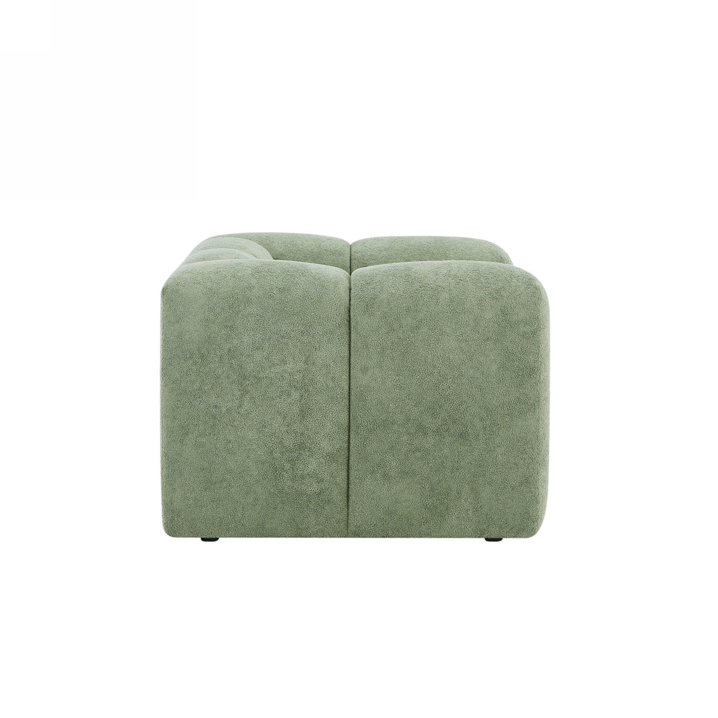 Tasta - Fauteuil Fixe 1 Place - Tissu Vert
