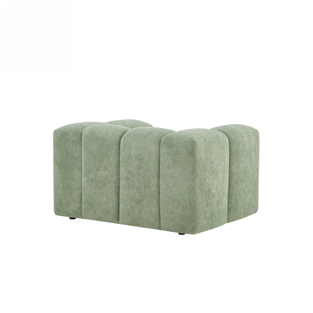 Tasta - Fauteuil Fixe 1 Place - Tissu Vert