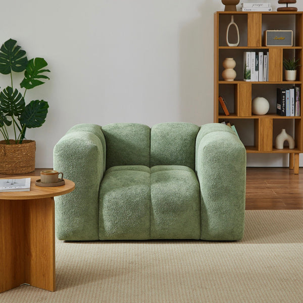 Tasta - Fauteuil Fixe 1 Place - Tissu Vert