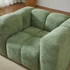 Tasta - Fauteuil Fixe 1 Place - Tissu Vert
