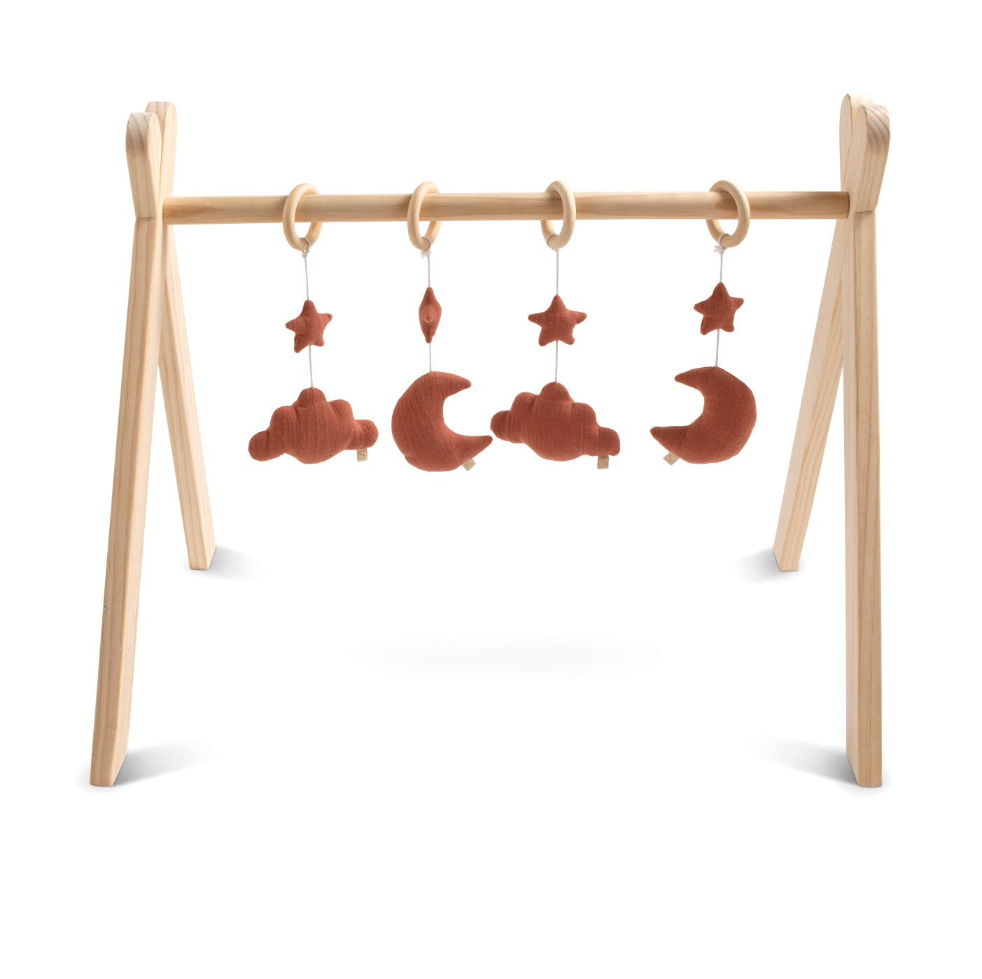 Arche D'Éveil Bois Avec 4 Jouets