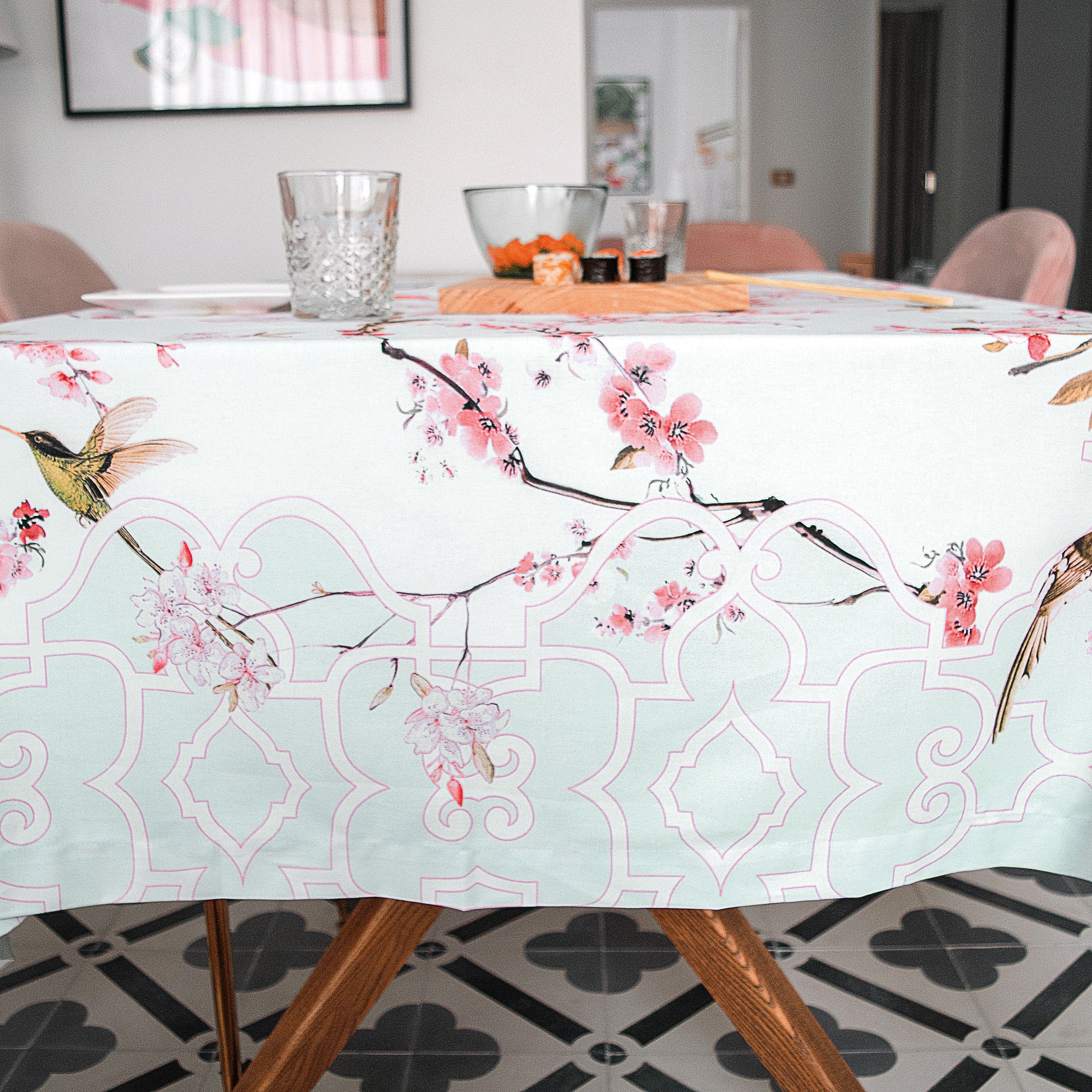 Nappe Chinoiserie - Multicolore