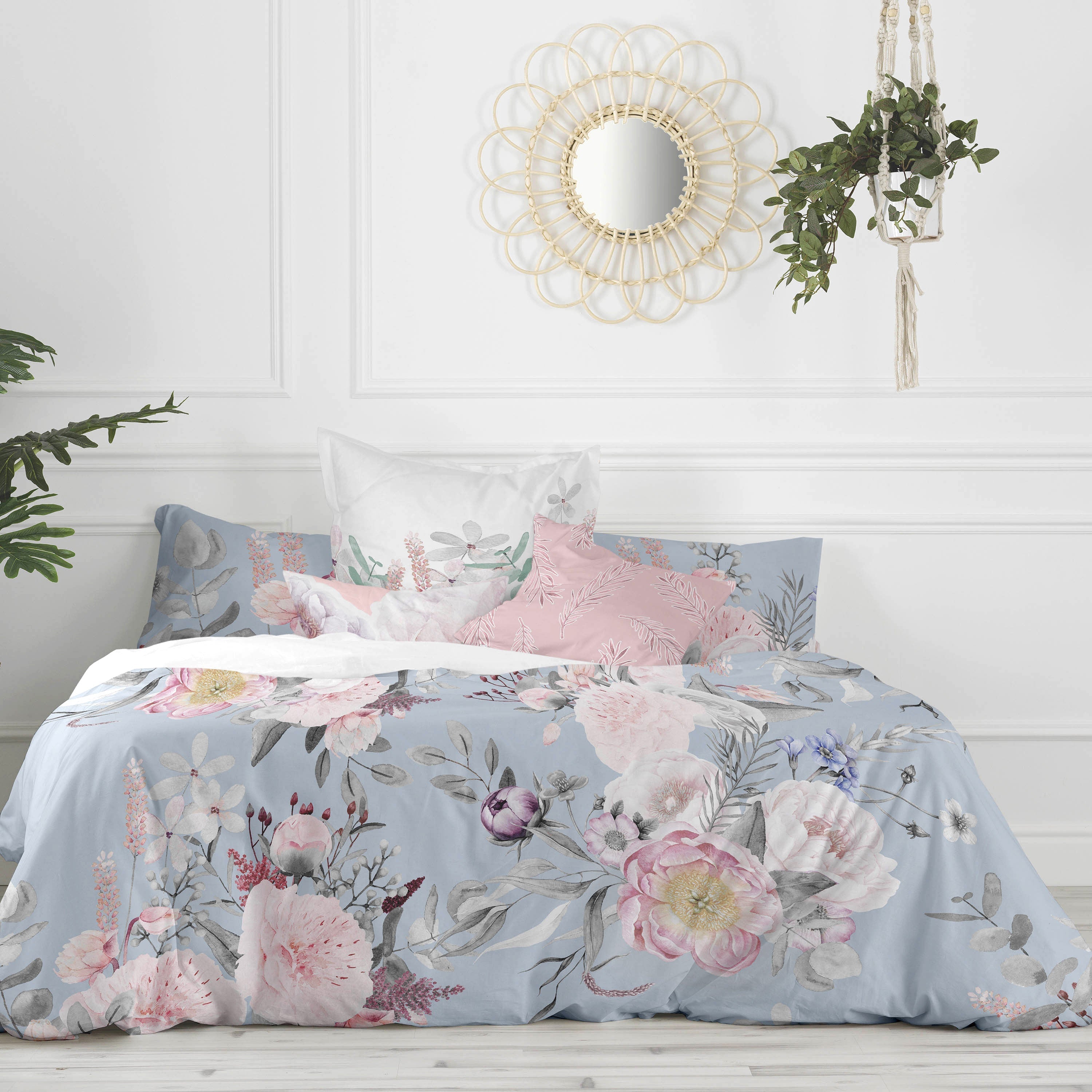 Housse De Couette Soft Bouquet - Multicolore