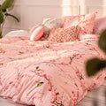 Housse De Couette Chinoiserie Rose - Multicolore