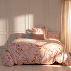 Housse De Couette Chinoiserie Rose - Multicolore