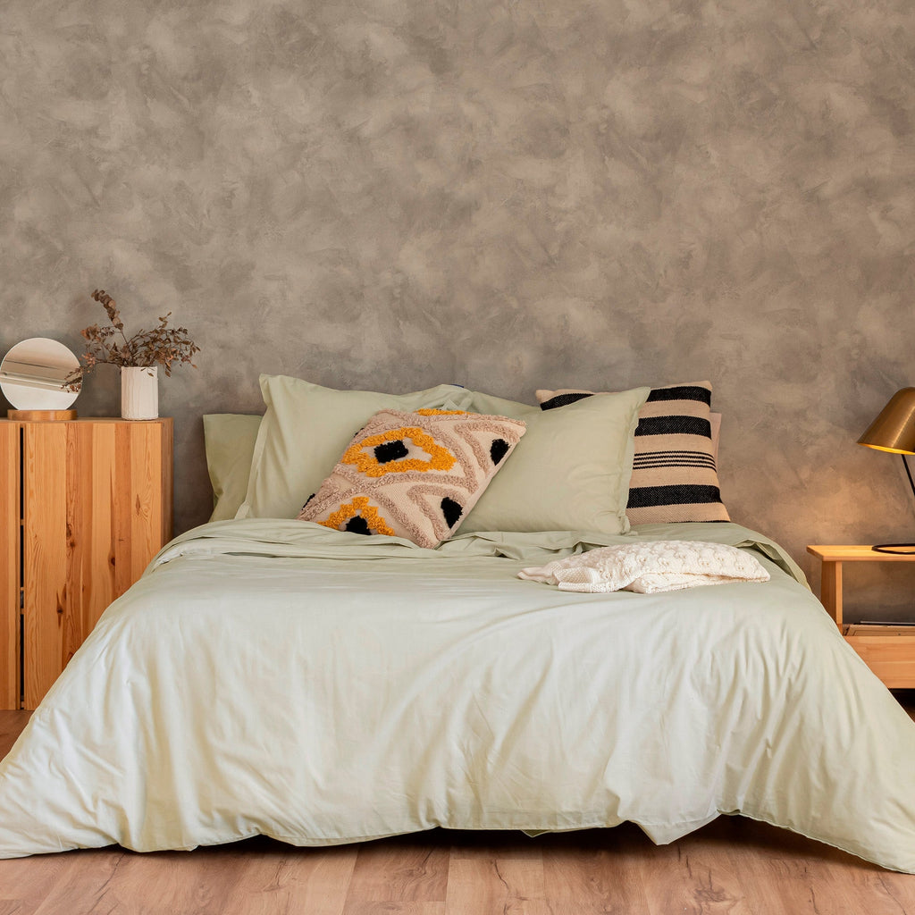 Housse De Couette Basic - Beige Argile