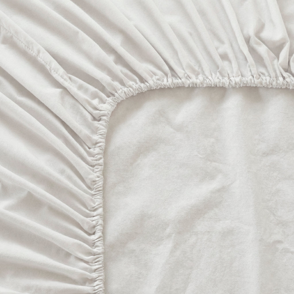 Drap-Housse Basic Percale 200 fils - Blanc