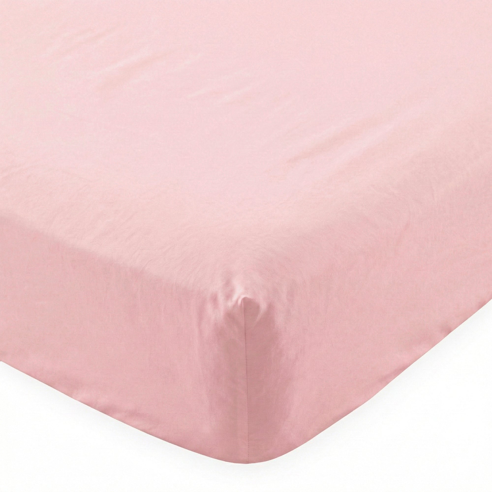 Drap-Housse Basic - Rose Pâle