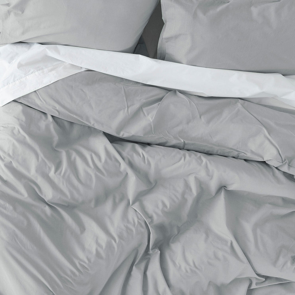 Housse De Couette Basic - Gris Clair