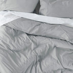 Housse De Couette Basic - Gris Clair