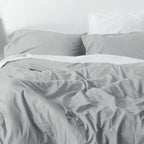 Housse De Couette Basic - Gris Clair