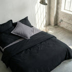 Housse De Couette Basic - Noir