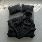 Housse De Couette Basic - Noir