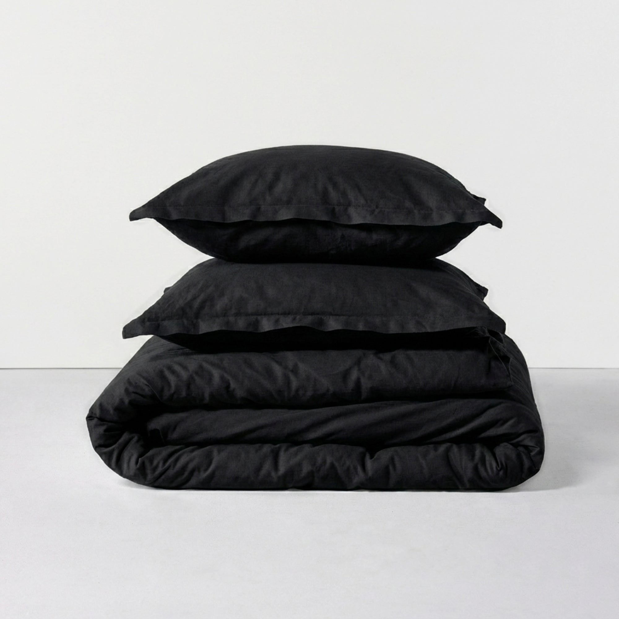 Housse De Couette Basic - Noir