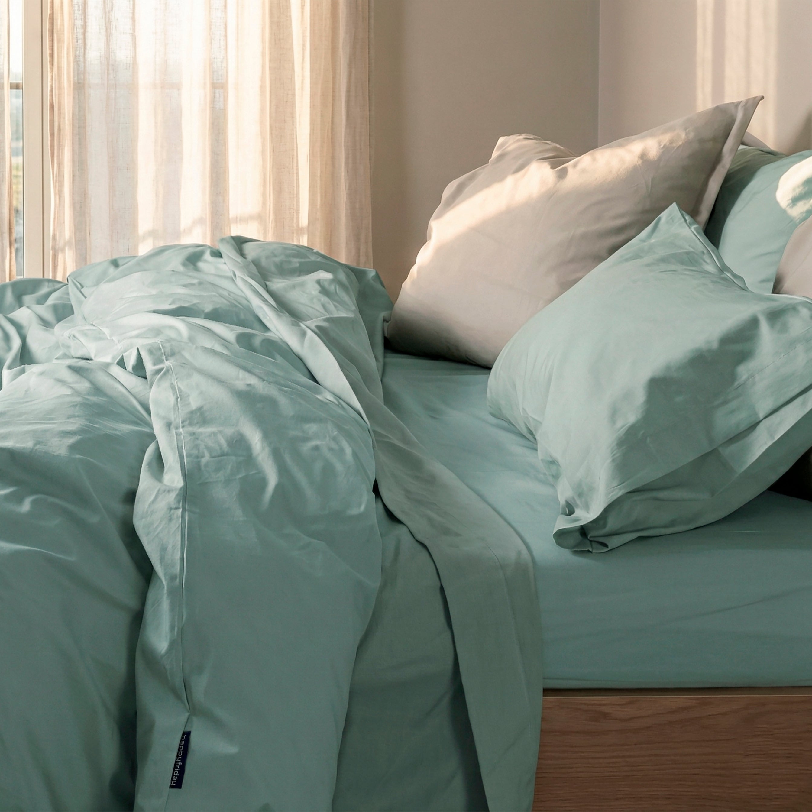 Housse De Couette Basic - Menthe