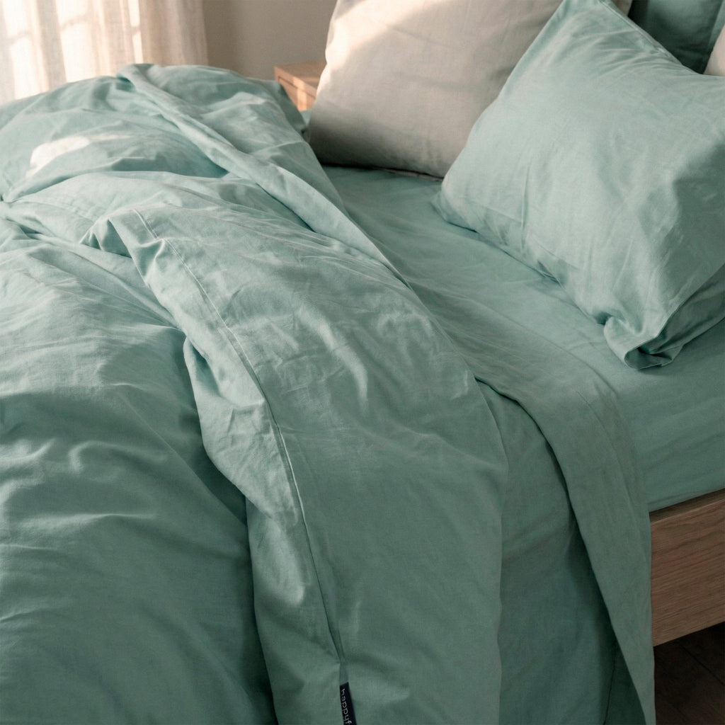 Housse De Couette Basic - Menthe