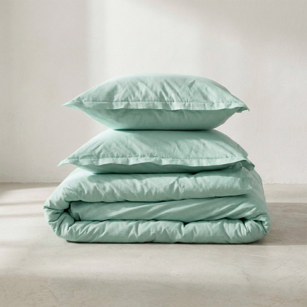 Housse De Couette Basic - Menthe