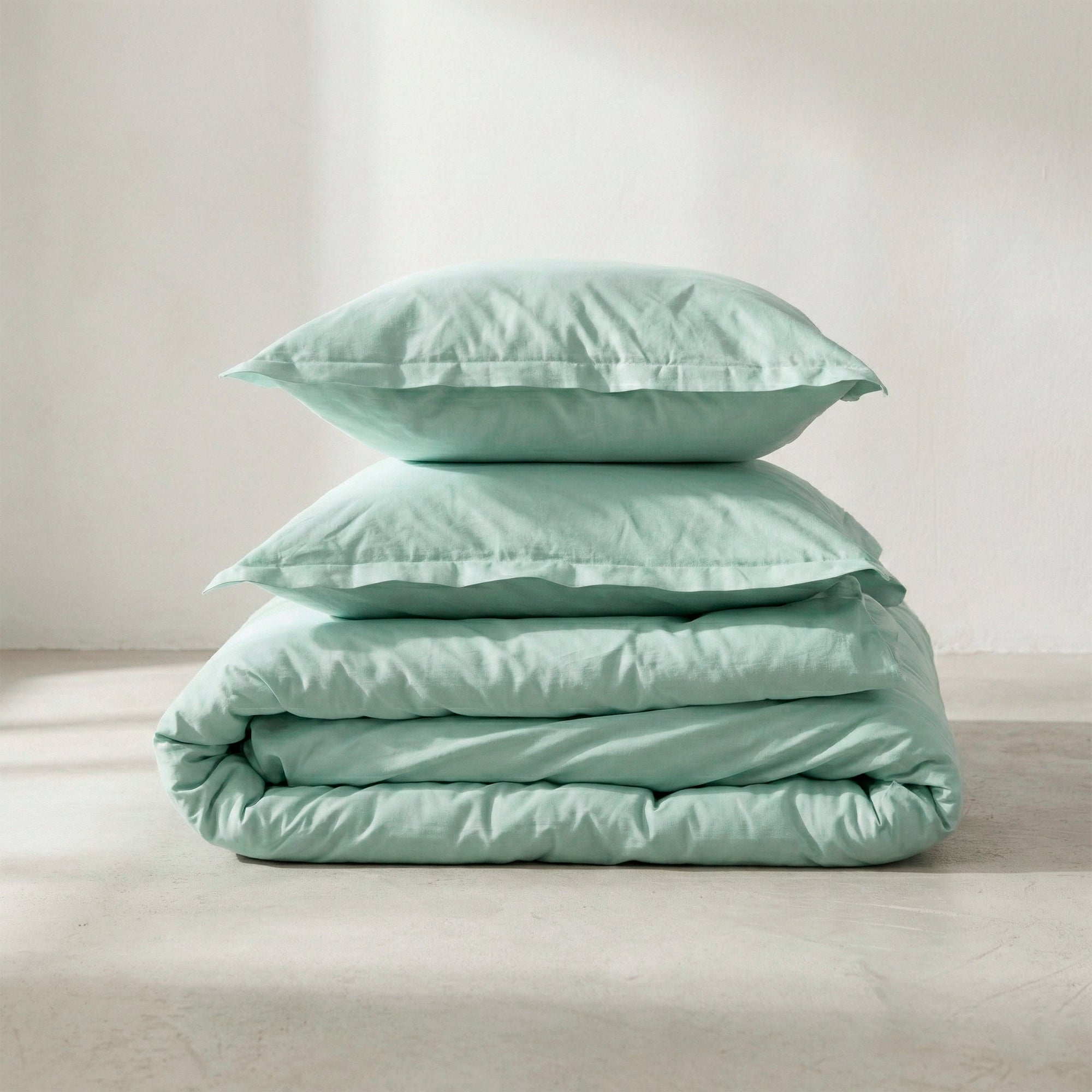 Housse De Couette Basic - Menthe