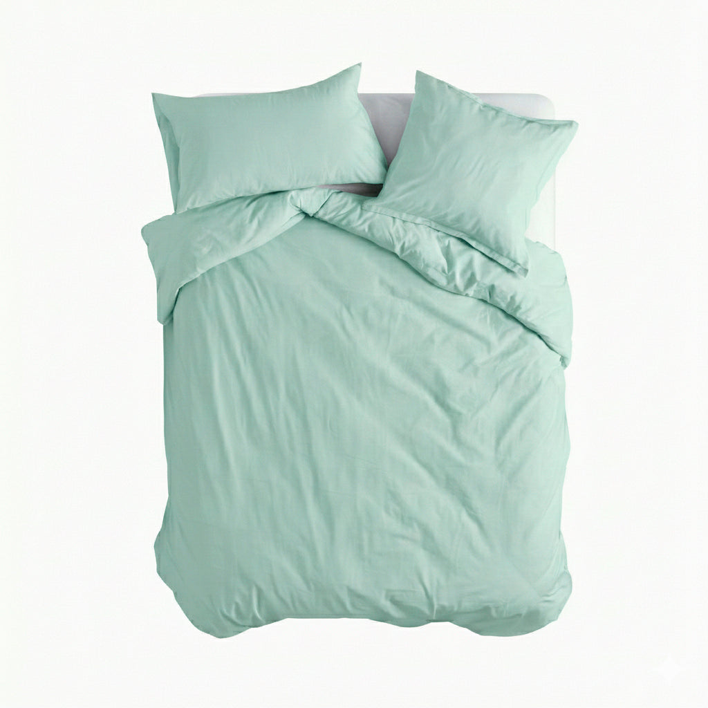 Housse De Couette Basic - Menthe
