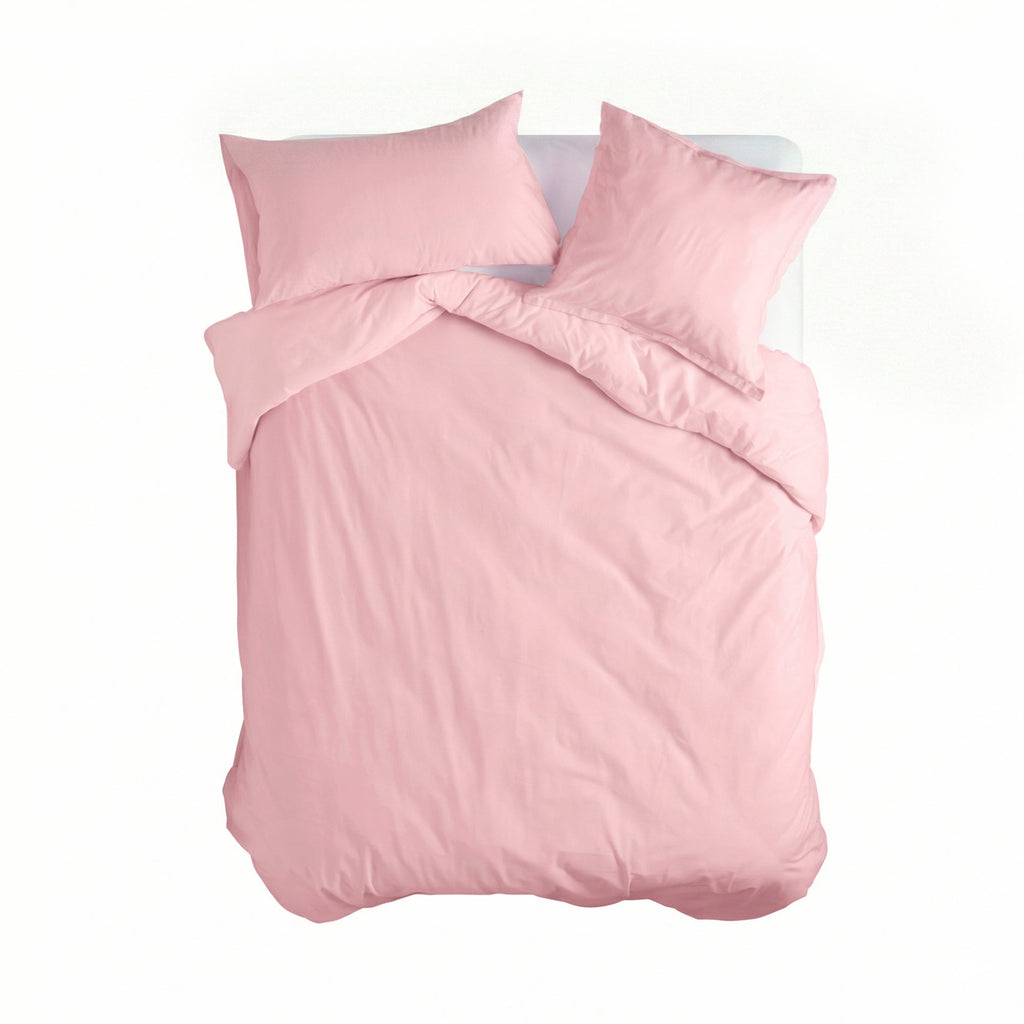 Housse De Couette Basic - Rose Pâle