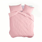 Housse De Couette Basic - Rose Pâle