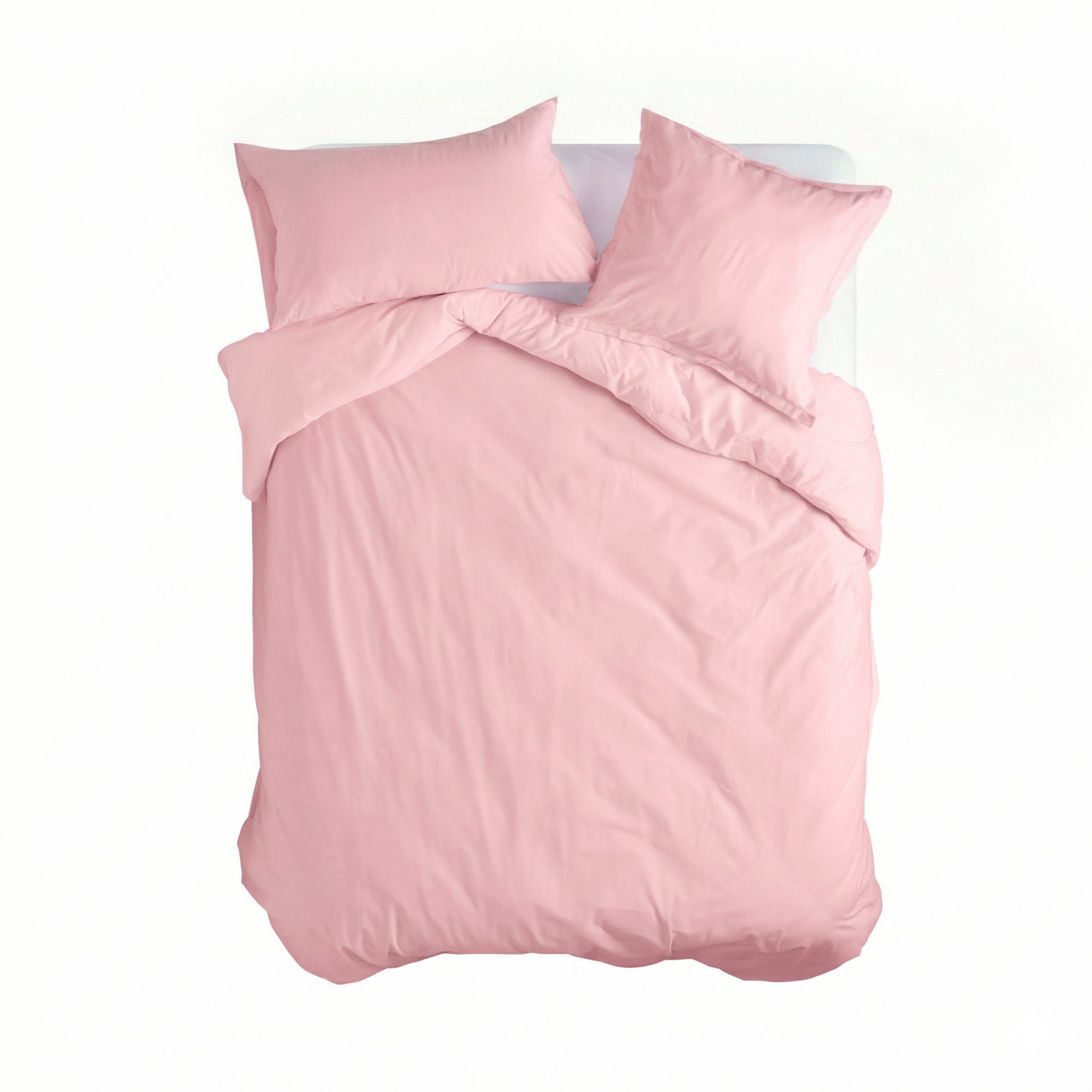Housse De Couette Basic - Rose Pâle