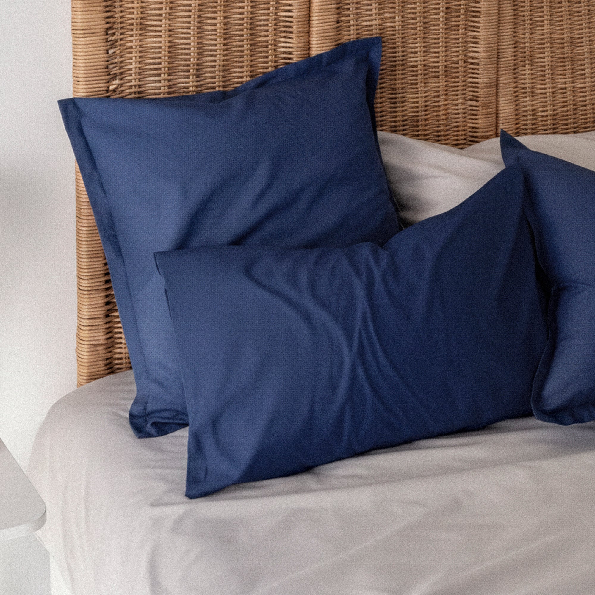 Taie D'Oreiller Basic - Bleu Marine