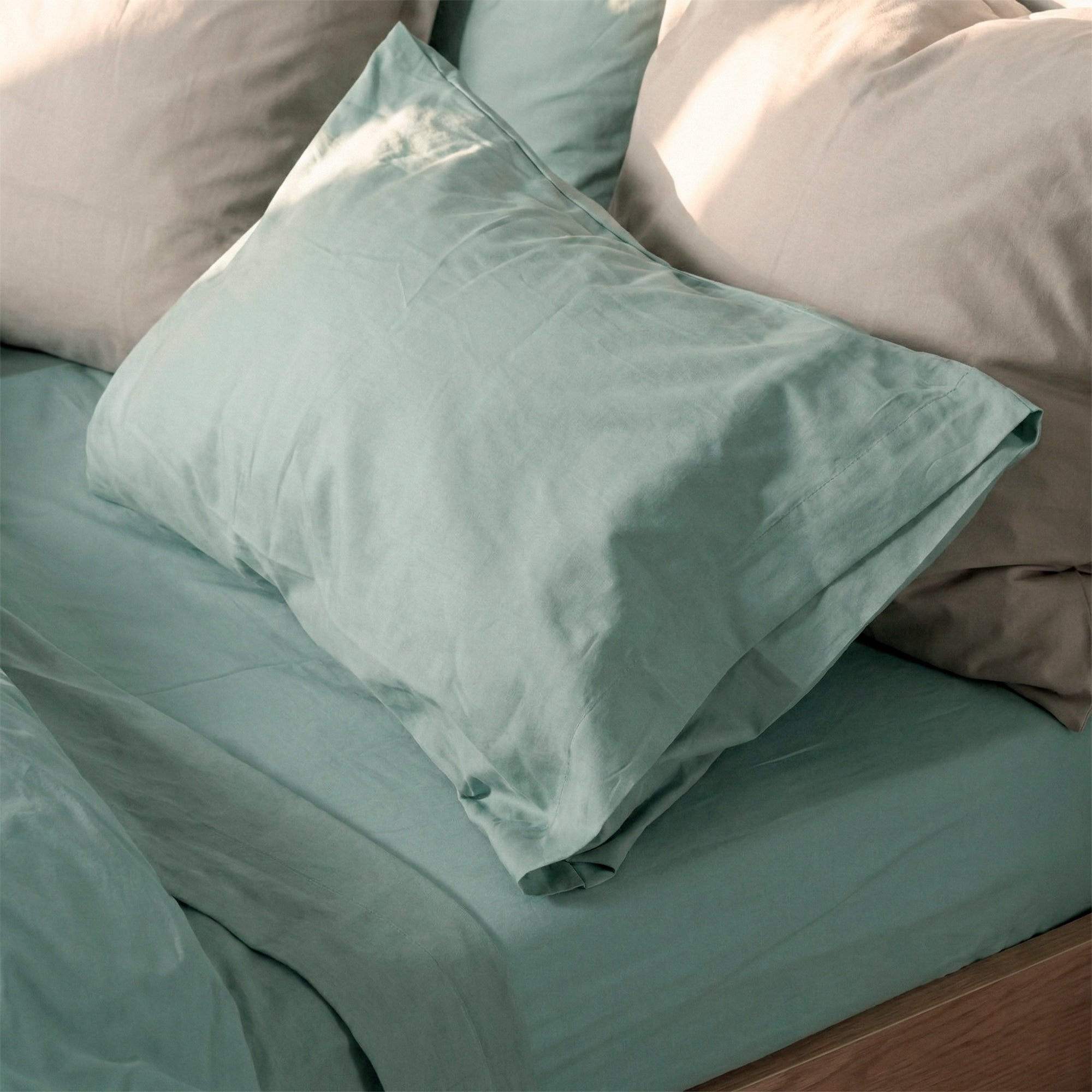 Taie D'Oreiller Basic - Menthe