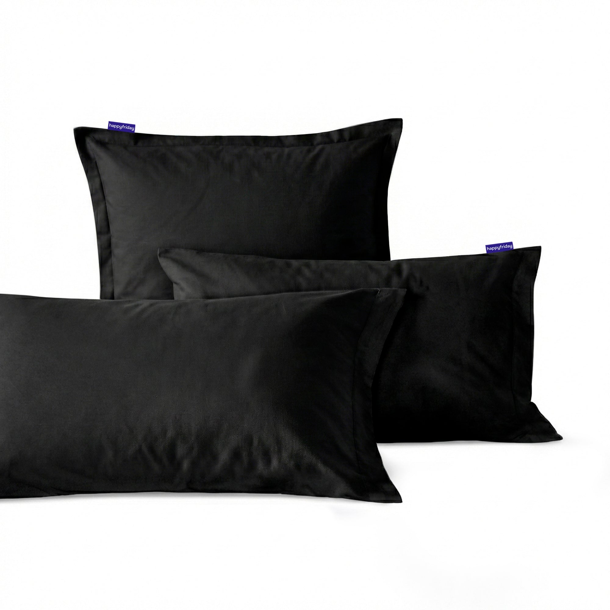 Taie D'Oreiller Basic - Noir