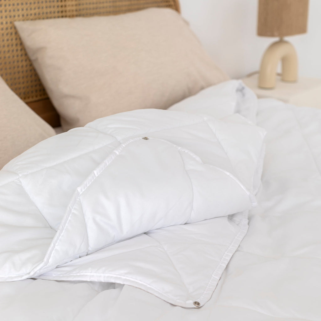 Couette Toutes Saisons 120 + 250 Gr Basic - Blanc