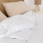 Couette Toutes Saisons 120 + 250 Gr Basic - Blanc