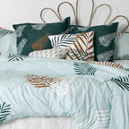 Housse De Couette Foliage Mint - Multicolore