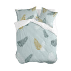 Housse De Couette Foliage Mint - Multicolore