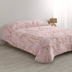 Couvre-Lit Chinoiserie Rose - Multicolore