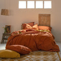 Housse De Couette Basic - Terre Cuite