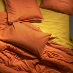 Housse De Couette Basic - Terre Cuite