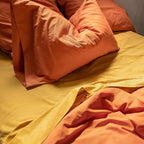 Housse De Couette Basic - Terre Cuite