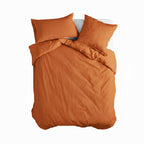 Housse De Couette Basic - Terre Cuite