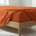Drap-Housse Basic - Terre Cuite